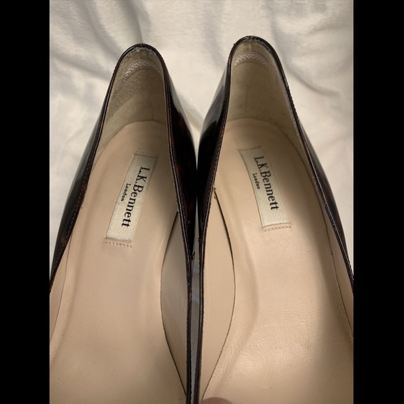 USED L.K.‎ Bennett - Sledge - Pump in Tortoise 39 - Picture 12 of 12